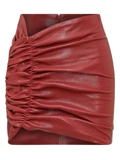 The Mannei Wishaw Skirt In Red