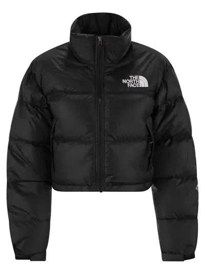 The North Face 1996 Retro Nuptse Short Down Jacket In Black