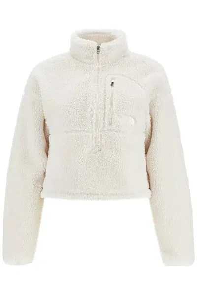 The North Face Extreme Pile Boxy Sweat In White