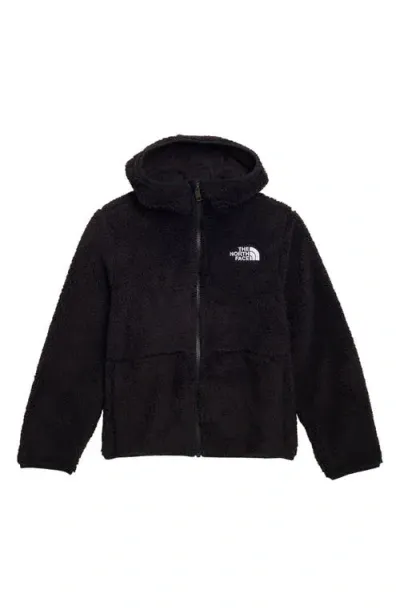 The North Face Kids' Campshire Fleece Zip Hoodie In Tnf Black