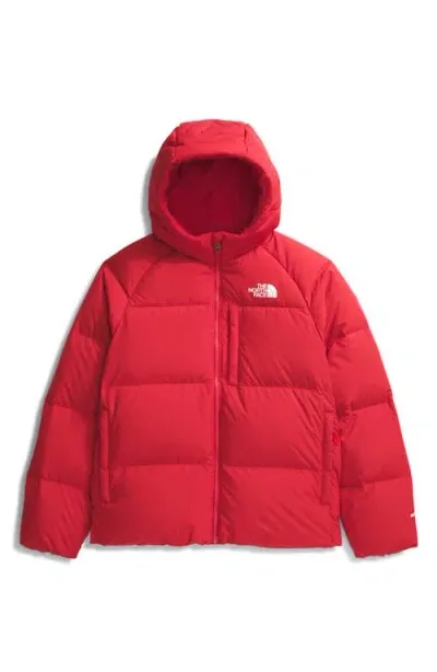 The North Face Kids' North 600-fill-power Down Hooded Jacket In Tnf Red