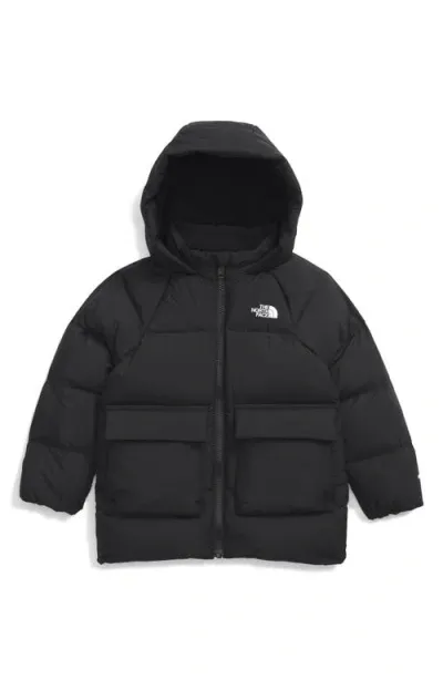 The North Face Kids' North Down Fleece Lined Parka In Tnf Black