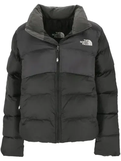 The North Face Saikuru Zipped Puffer Jacket In Black