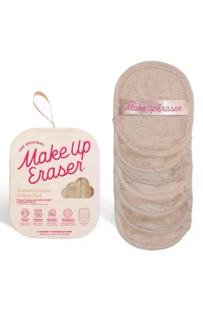 The Original Makeup Eraser 7-day Chic Makeup Eraser Set With Laundry Bag In Sweet Cream