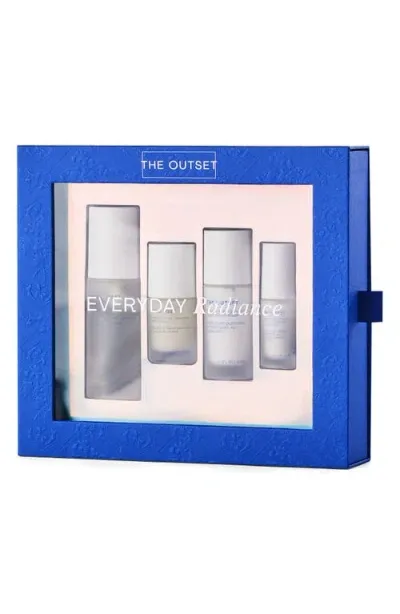 The Outset Everyday Radiance Gift Set (limited Edition) $165 Value In Blue