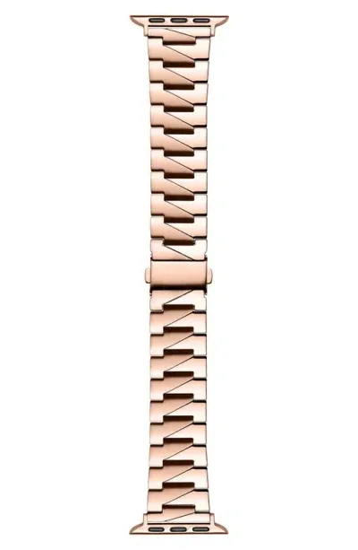 The Posh Tech Stainless Steel Apple Watch® Watchband In Rose Gold