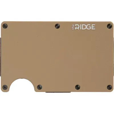 The Ridge Metal Aluminum Rfid Cash Strap In Brown