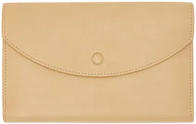 The Row Beige All In Wallet In Sbb Sabbia Pld