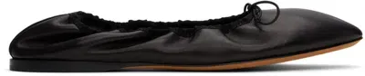 The Row Black Awar Ballerina Flats