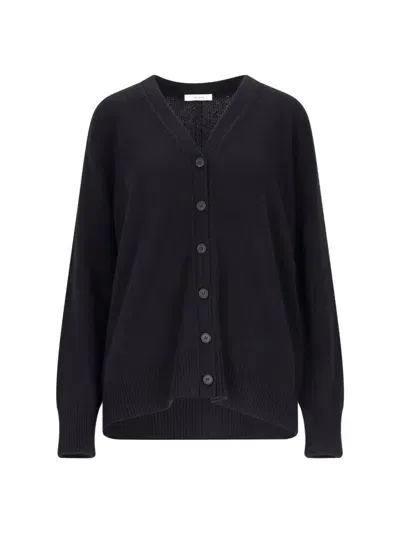 The Row 'harko' V-neck Cardigan In Black