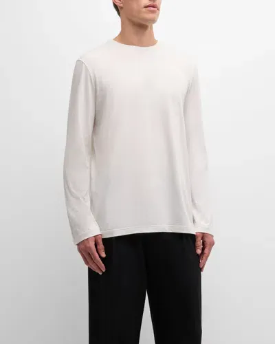 The Row Leon Cotton-jersey T-shirt In White