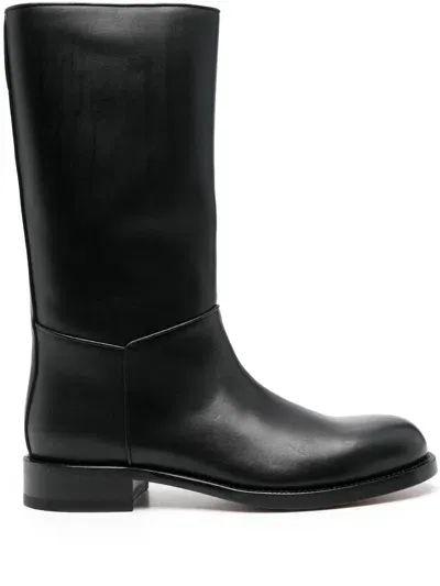 The Row Nobilis Boots In Black