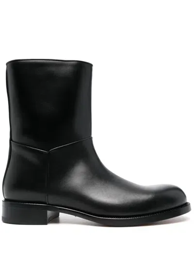 The Row Nobilis Boots In Blk - Black