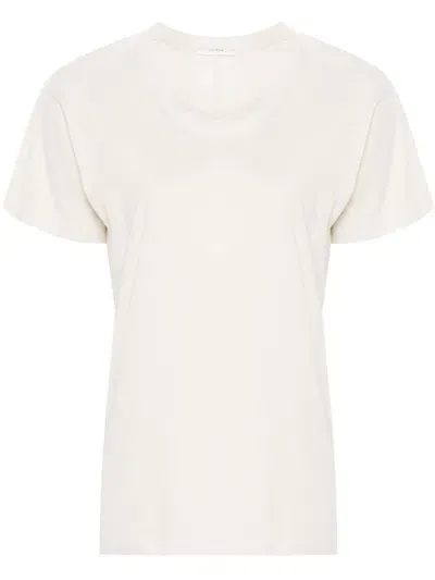 The Row White Foz Short-sleeve T-shirt In Neutrals