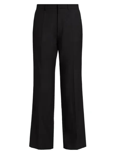 The Row Albereta Flared Wool Pants In Black