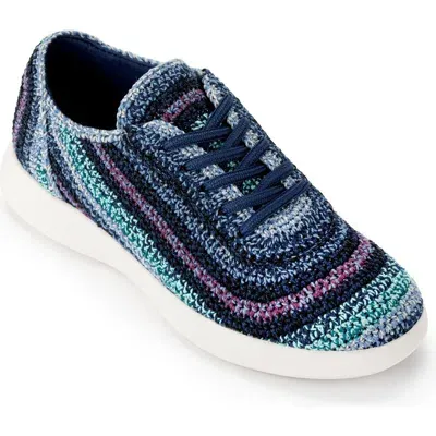 The Sak Asha Sneaker In Lapis Stripe