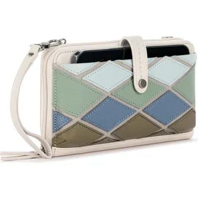 The Sak Iris Smartphone Crossbody In Loden Multi Patch