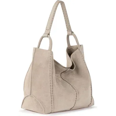 The Sak Los Feliz Large Tote Bag In Sand Suede