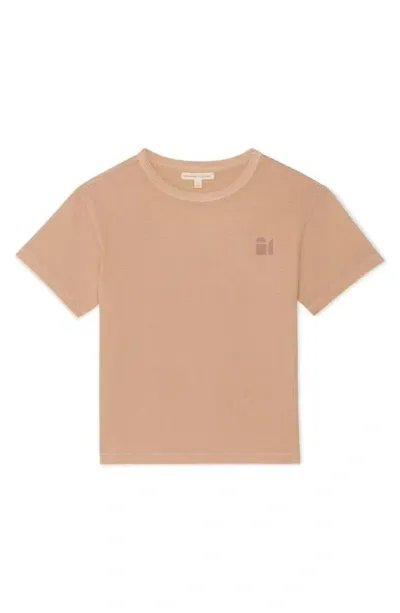 The Sunday Collective Kids' Natural Dye Everyday T-shirt In Latte