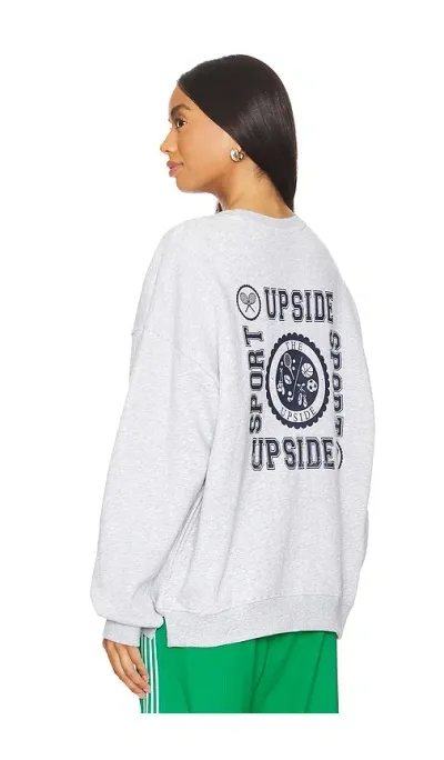 The Upside All Sports Coolum Sweatshirt Crew In 花灰色