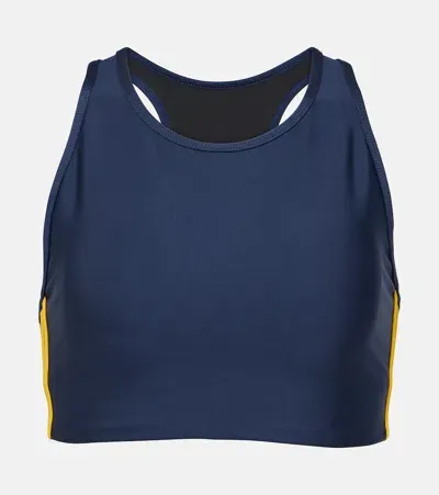 The Upside Oxford Nora Sports Bra In Navy