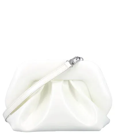 Themoirè Clutch In White