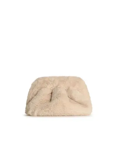 Themoirè 'tia Teddy' Ivory Sorona Bag In Beige