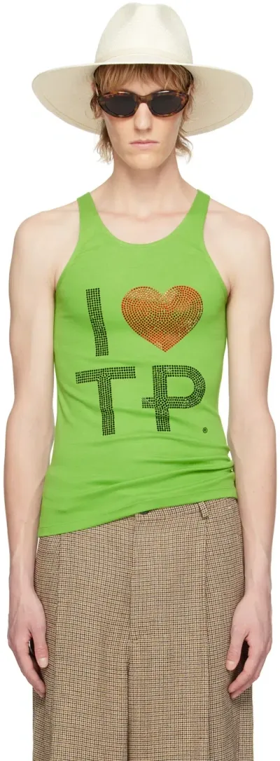 Theophilio Ssense Exclusive Green Tank Top