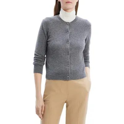 Theory Cashmere Cardigan In Husky