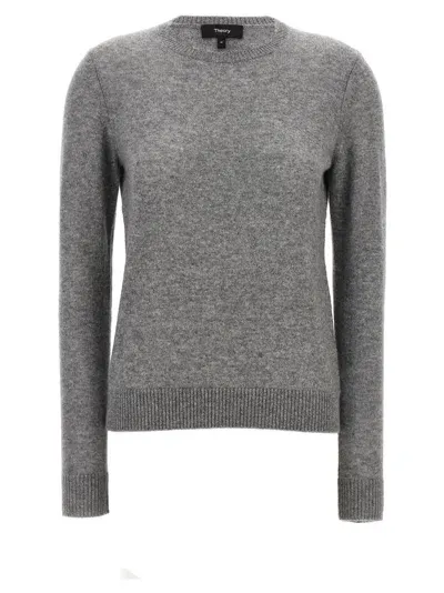 Theory Cashmere Sweater In Grey