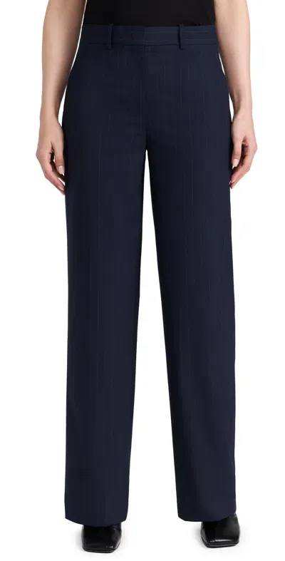 Theory Relax Straight Pants Navy