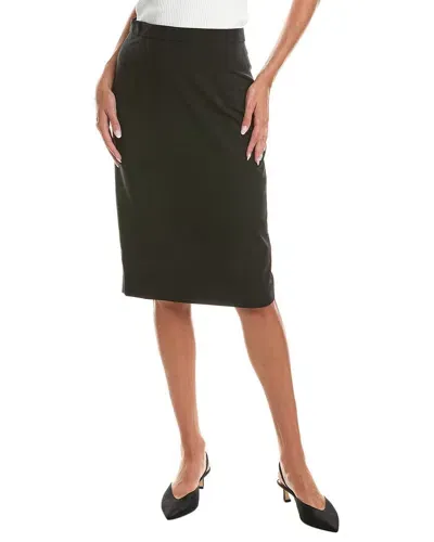 Theory Sevona Wool-blend Pencil Skirt In Black