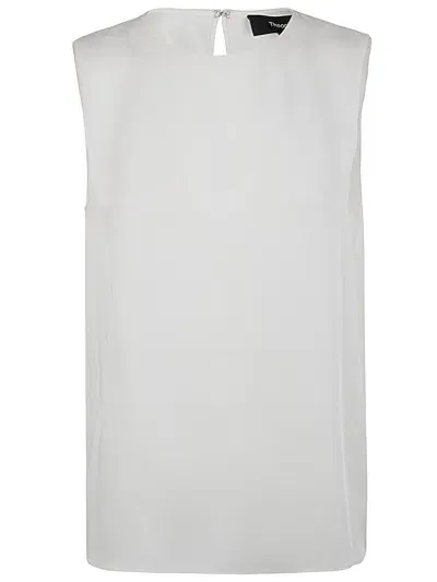 Theory Straight Top In White