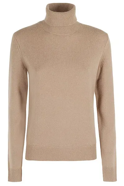 Theory Turtleneck Knitted Jumper In Brown