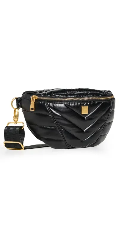 Think Royln Little Runaway Belt Bag Pearl Black/black/black Web