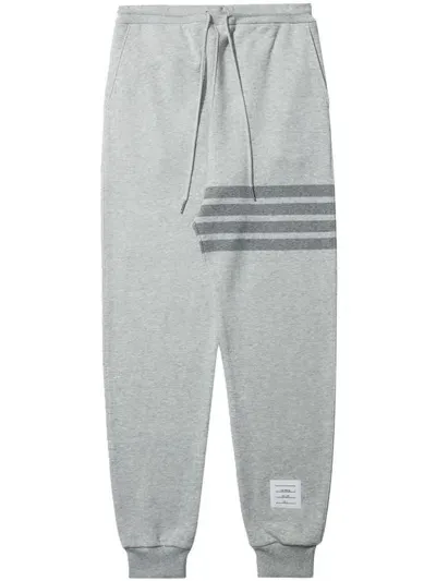 Thom Browne '4bars' Sports Trousers In Gray