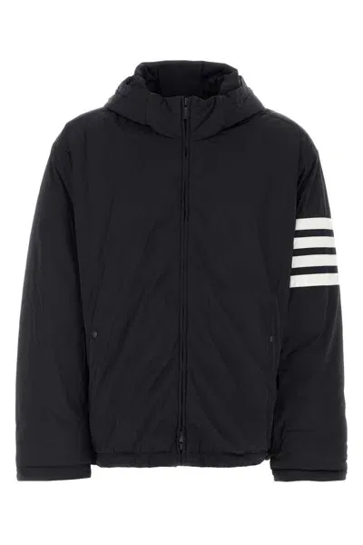 Thom Browne 4-bar Stripe Padded Jacket In Blue