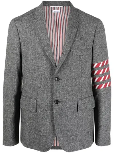 Thom Browne 4-bar Stripe Single-breasted Wool Blazer In Schwarz