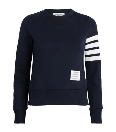 Thom Browne 4-bar Sweatshirt In Navy