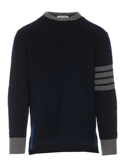 Thom Browne 4bar Sweater In Blue