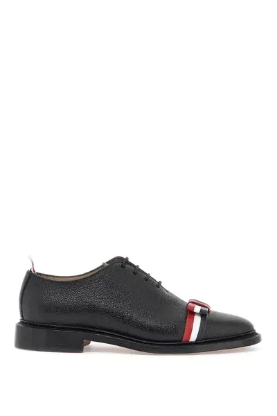 Thom Browne Wholecut Lace Ups In Black