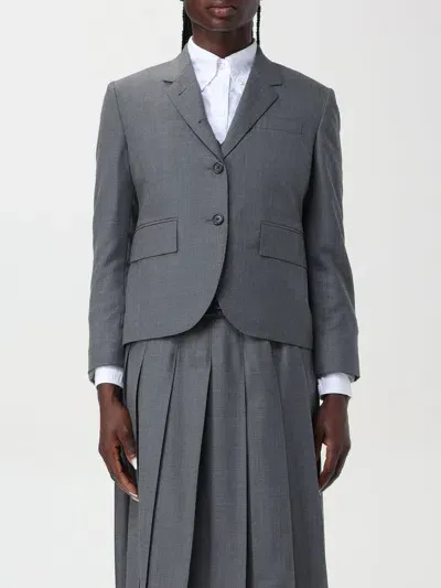 Thom Browne Blazer  Woman Color Grey 1