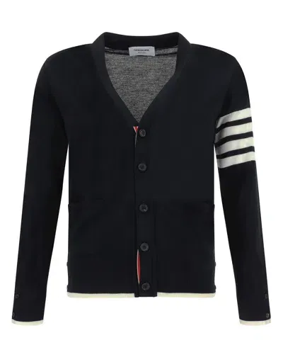 Thom Browne Cardigan In Black