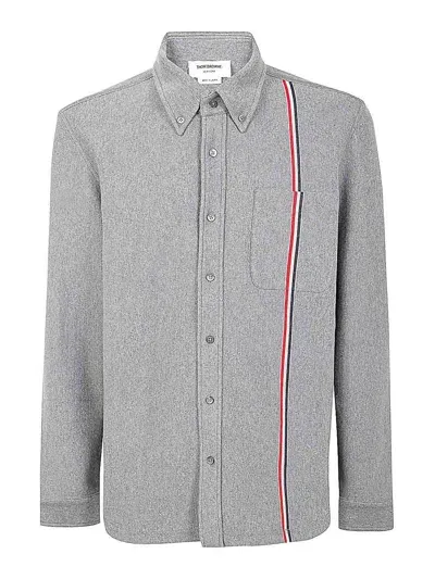 Thom Browne Shirt Jacket In Gris