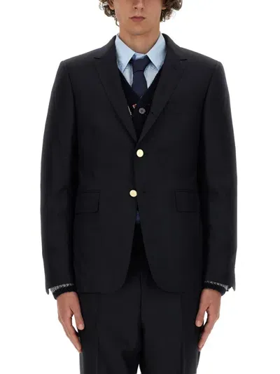 Thom Browne Classic Jacket In Blue