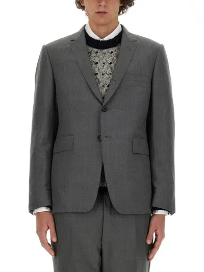 Thom Browne Jackets And Vests In Gray