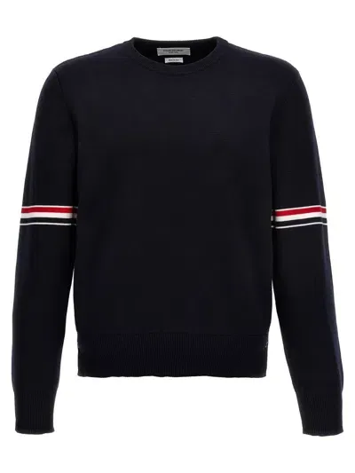 Thom Browne Cotton Jersey In Blue