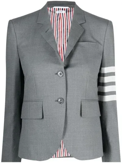 Thom Browne Coats & Jackets In Grey