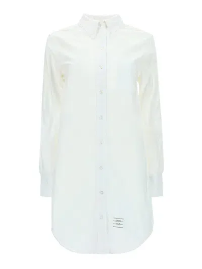 Thom Browne Button In White