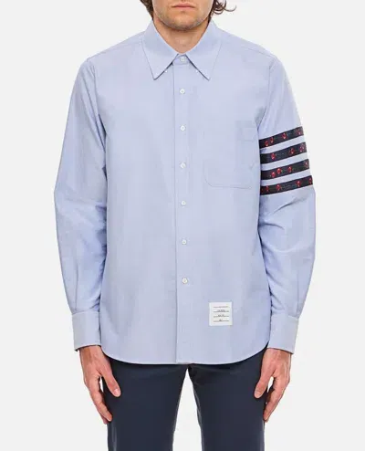 Thom Browne Cotton Shirt In Blue